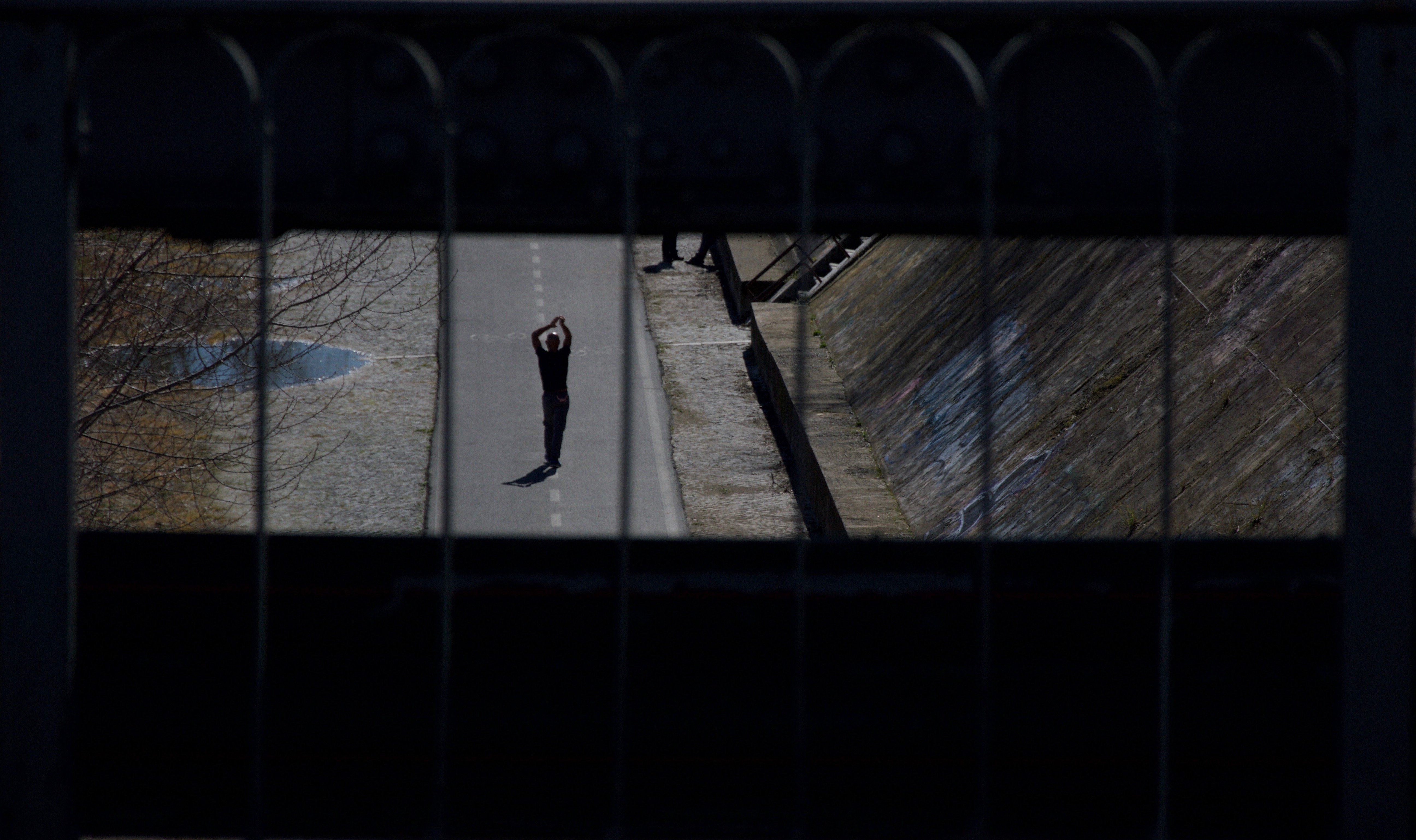 FREEDOM. Benedetta Melis. Luogo foto Ponte di Ferro, Roma.
