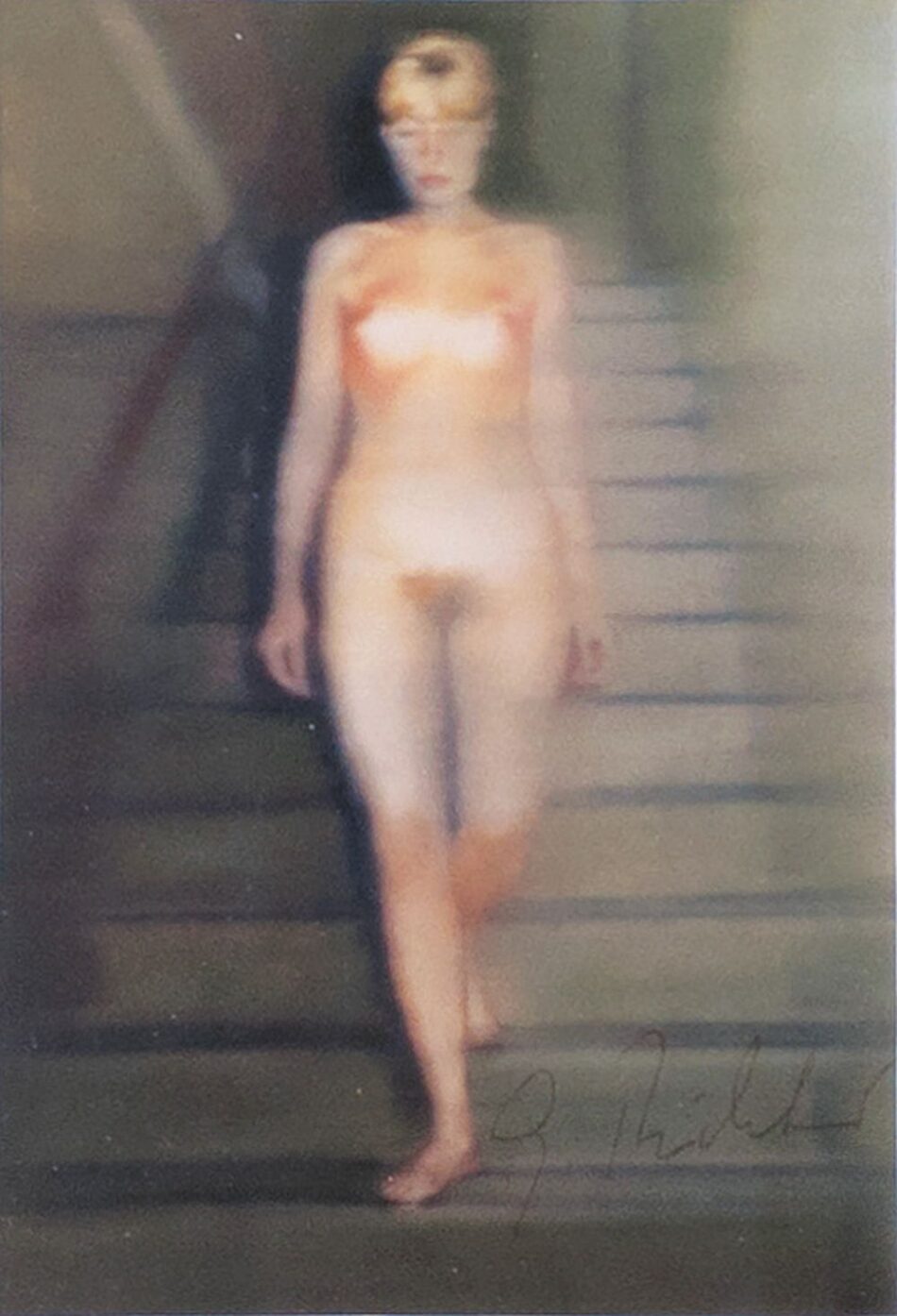 Gerhard_Richter_Nude_on_Staircase_1966
