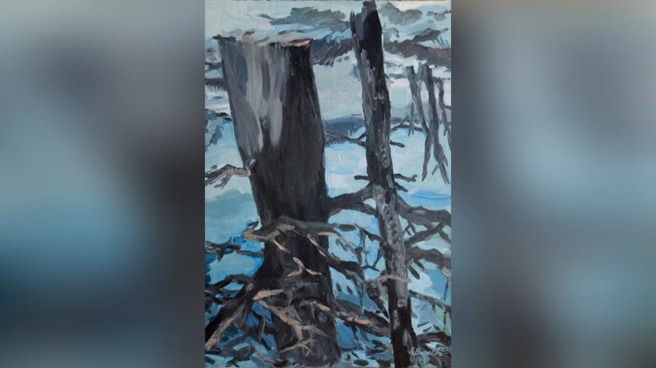 Georg Baselitz Der Wald auf dem Kopf, 1969