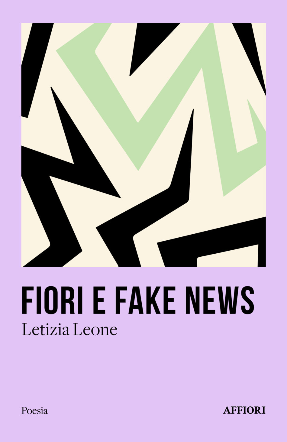 Copertina di Fiori e Fake News di Letizia Leone, Giulio Perrone editore.